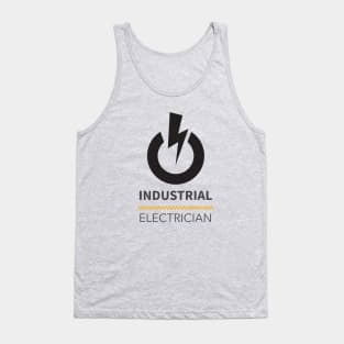 Industrial electrician wired for succes, electrician gift, High voltage, lineman Tank Top